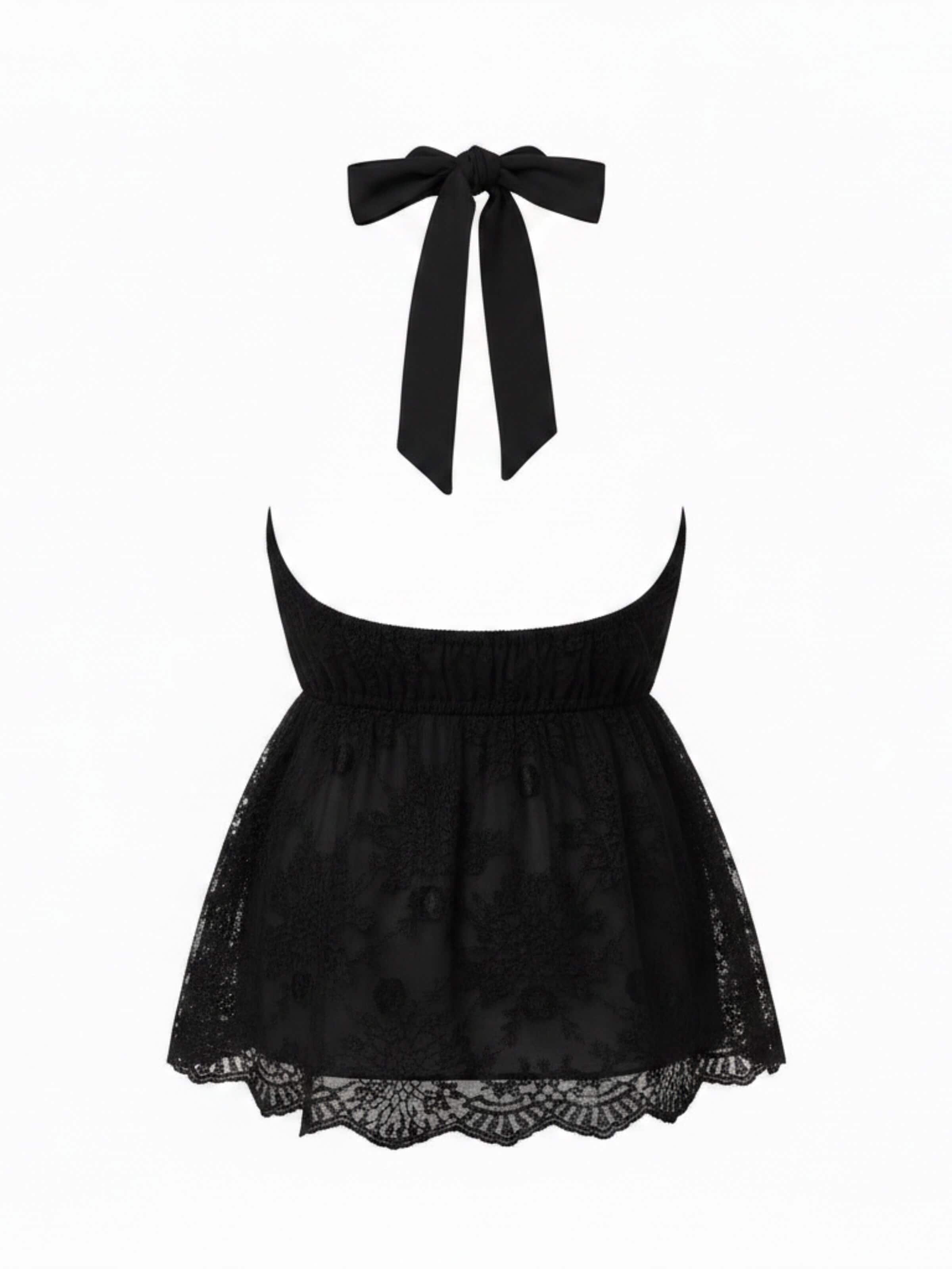 WEARABLE STORIES Top 'Lace' in Black