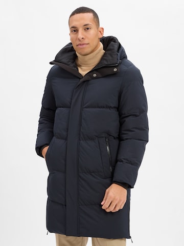 Manteau d’hiver 'Franklin' Finshley & Harding en bleu : devant