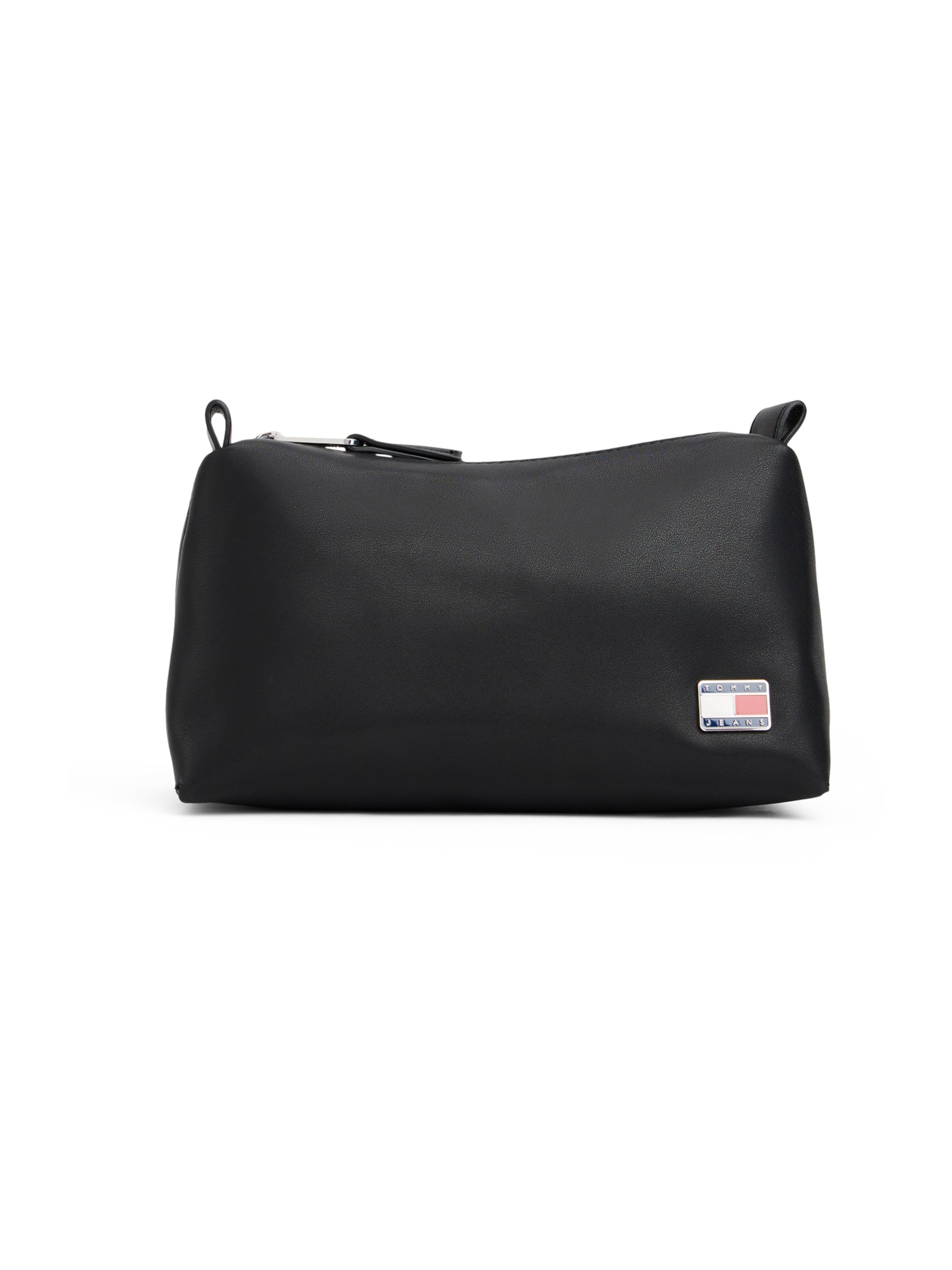 Beauty case 'Cool Vanity' di Tommy Jeans in nero: frontale