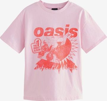 rožinė Next Marškinėliai 'Oasis License Band': priekis