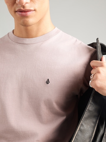 Volcom - Camiseta 'SOLID STONE' en marrón