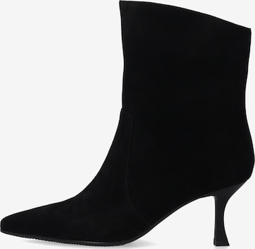 VENEZIA Boots 'Braune Wildleder Damenstiefel mit Stiletto-Absatz 41' in Schwarz: Vorderseite