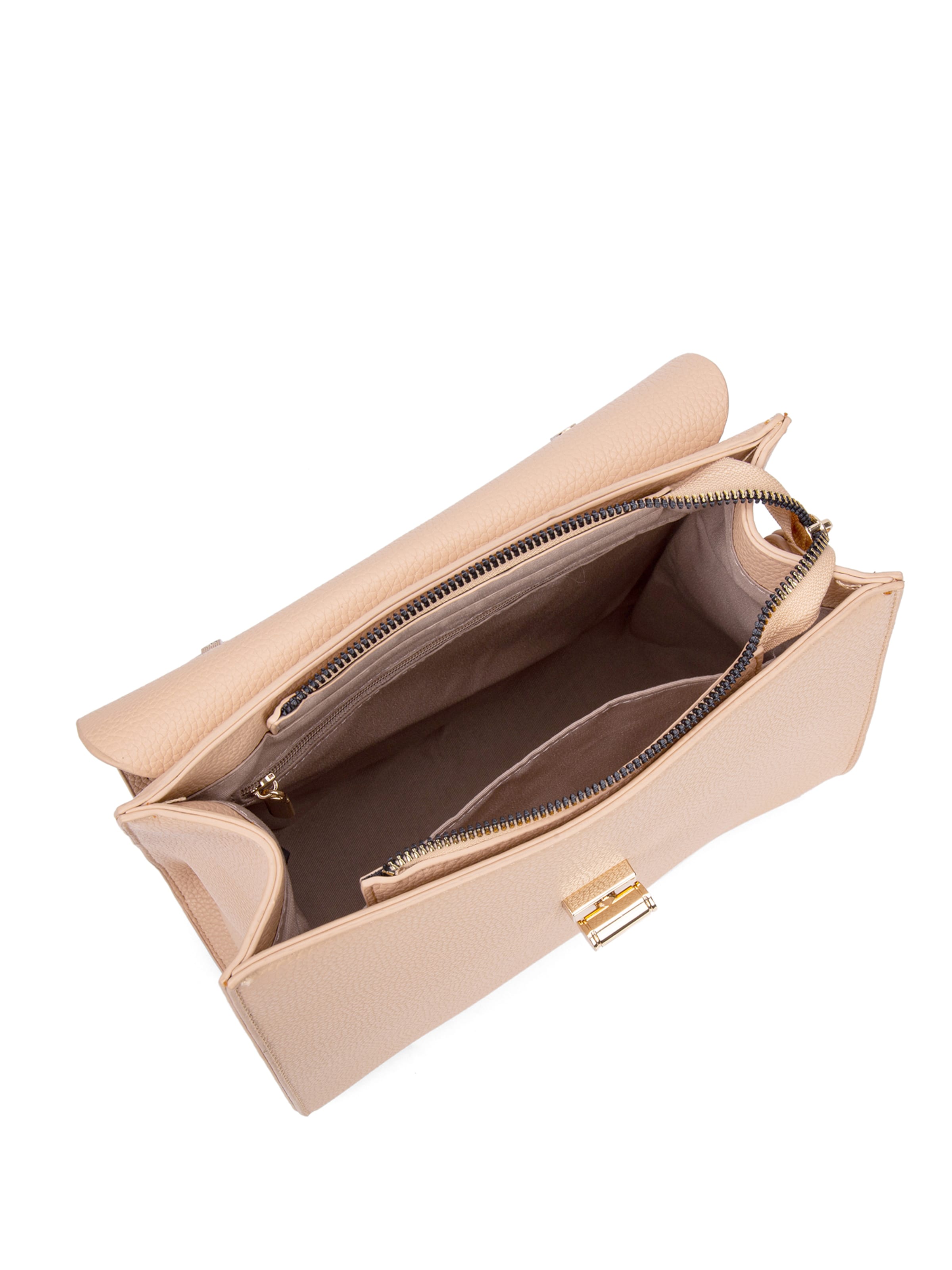 Zaino 'Zaino Donna Vegan Leather Diana & Co Firenze - Chiusura Girello Tracolla Regolabile' di Diana&Co. in beige