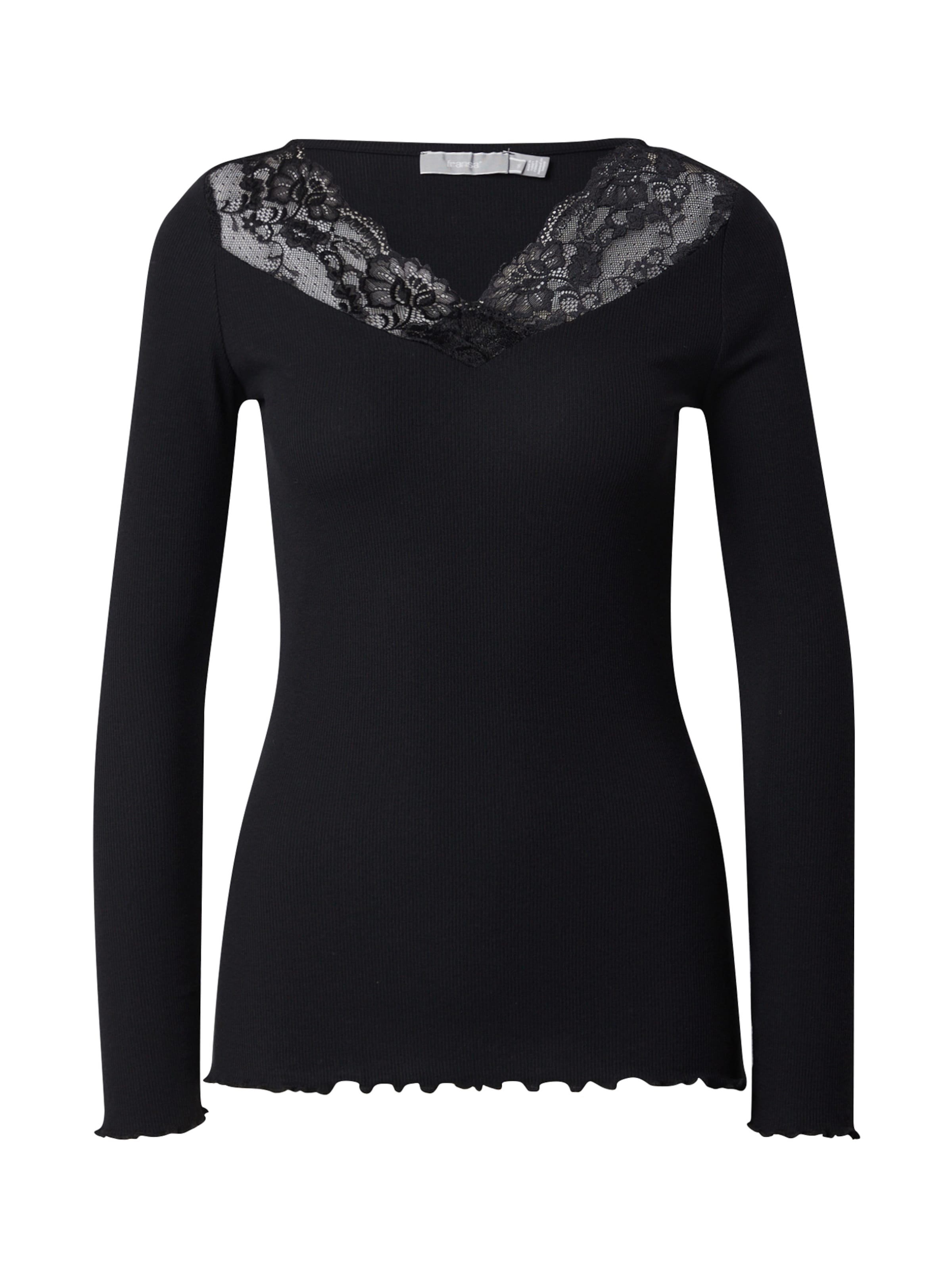 Fransa Shirt 'HIZAMOND' in Black: front