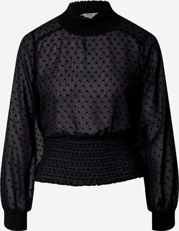 Camicia da donna 'Greta' di OBJECT Petite in nero: frontale