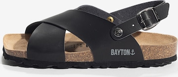BaytonSandale - crna boja: prednji dio