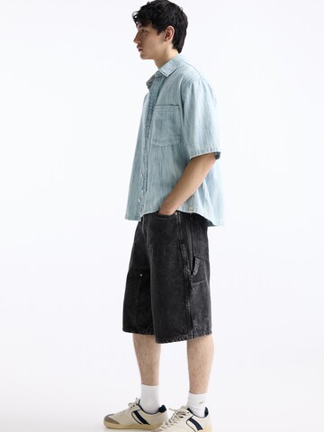 Loosefit Jean Pull&Bear en noir
