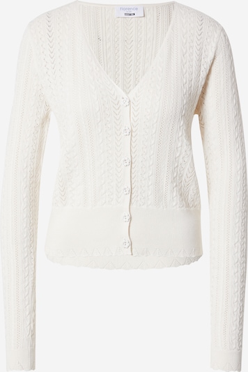 florence by mills exclusive for ABOUT YOU Cardigan 'Snowdrop' en blanc cassé, Vue avec produit