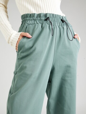 Loosefit Pantaloni di mazine in verde