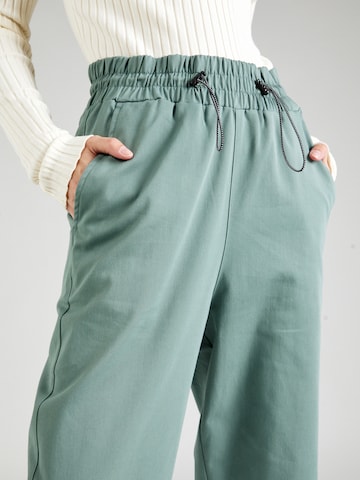 Loosefit Pantaloni de la mazine pe verde