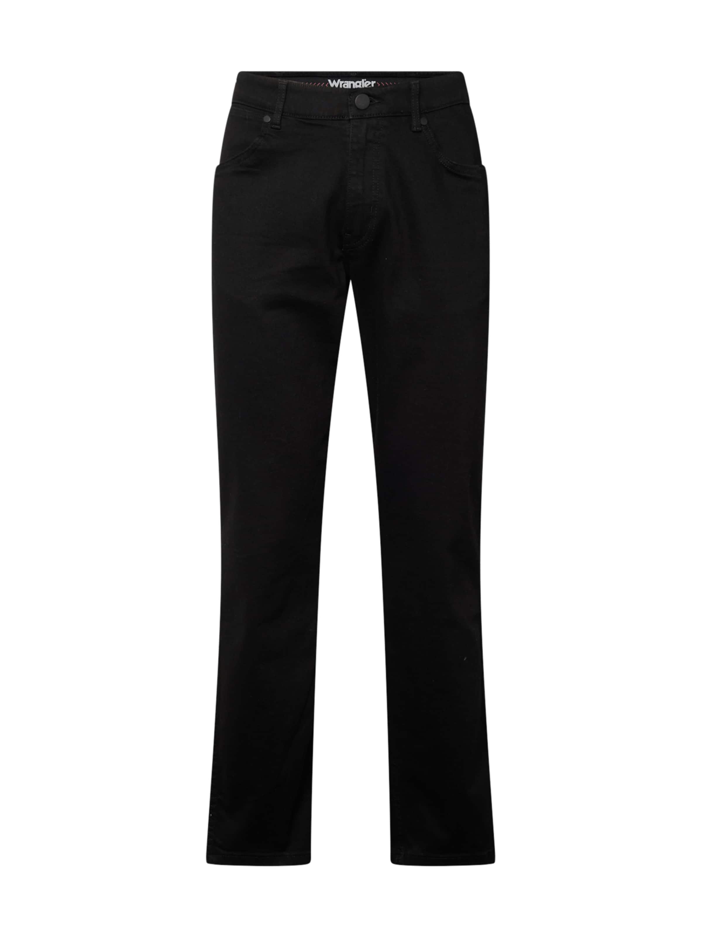 WRANGLER Štandardný strih Džínsy 'GREENSBORO' - Čierna: predná strana