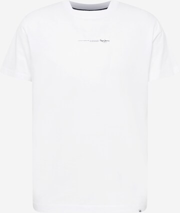 T-Shirt 'Andreas' Pepe Jeans en blanc : devant