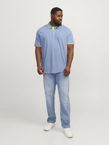 Jack & Jones Plus Poloshirt 'Paulos' in Blau