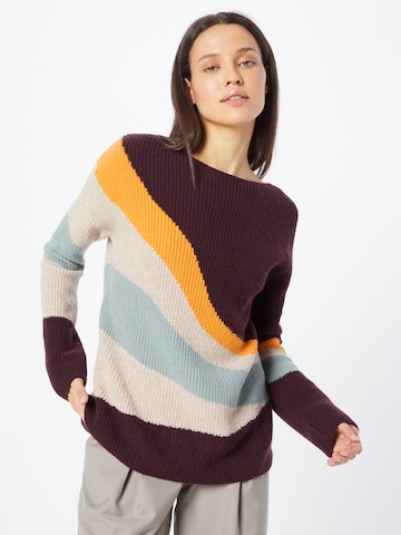 ARMEDANGELS Sweater 'Miyaa' in Brown: front