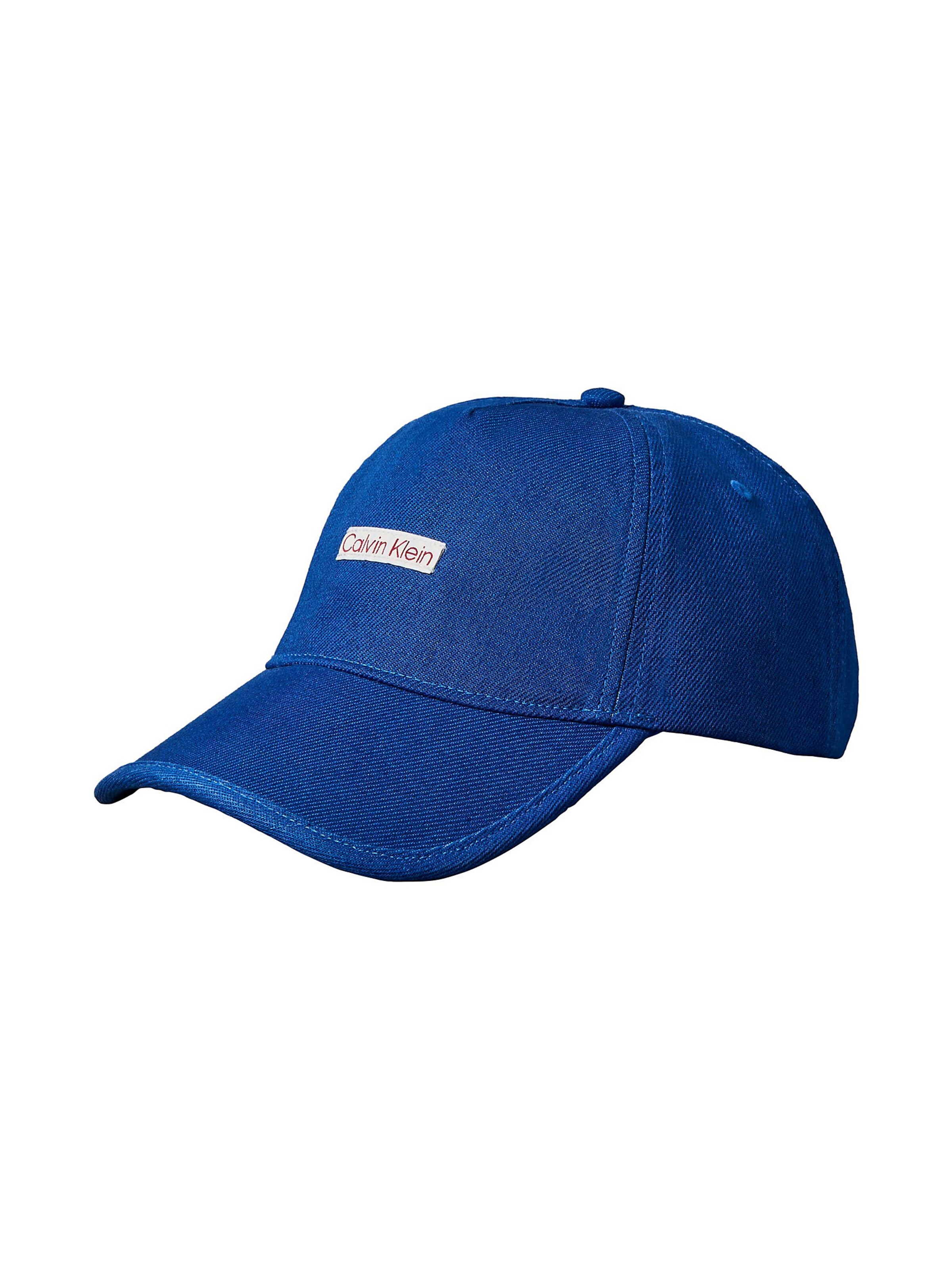 Casquette Calvin Klein en bleu : devant