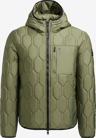 khujo Between-Season Jacket ' RUET ' in Green: front