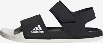 ADIDAS SPORTSWEAR Strand-/badesko 'Adilette' i sort: forside