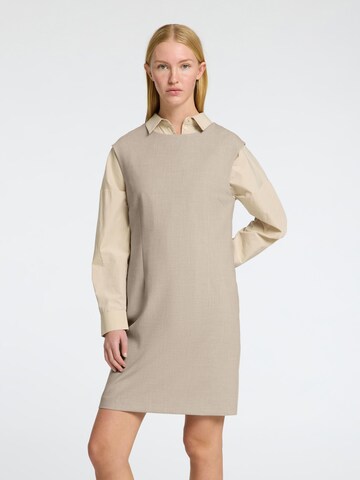 SELECTED - Vestido en beige: frente