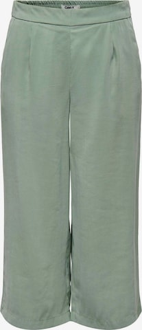 ONLY Pleat-Front Pants 'ONLCARISA-MAGO' in Green: front