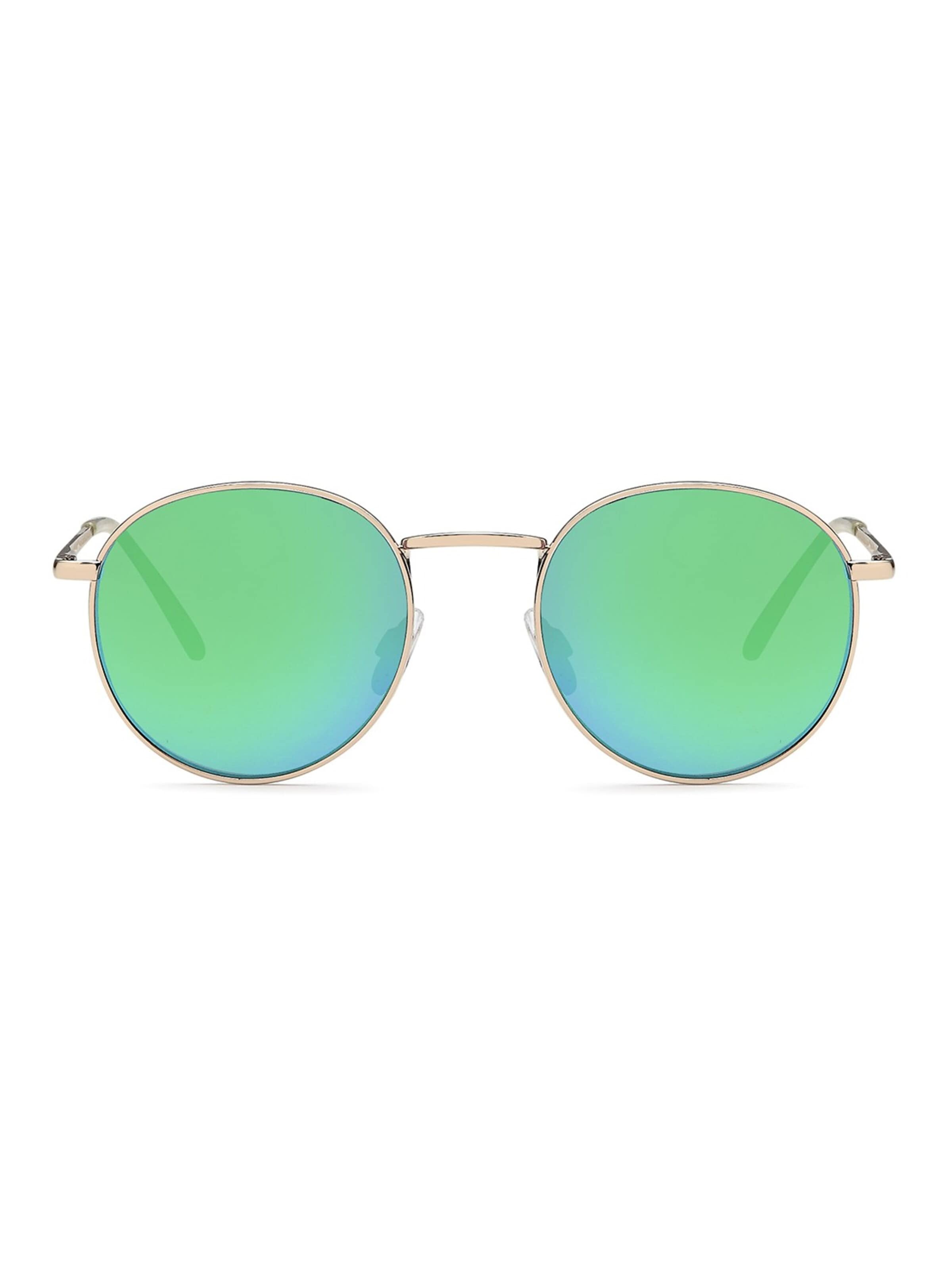 styleBREAKER Sonnenbrille 'Sonnenbrille Pantobrille rund' in Grün