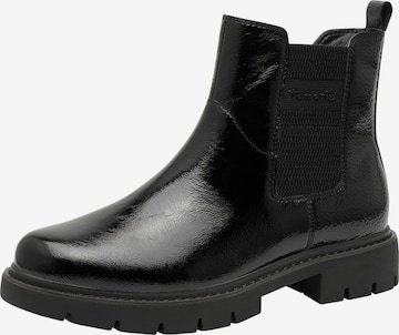 Tamaris Chelsea Boots in Schwarz: Vorderseite