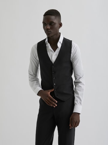 Bertoni Bodywarmer 'Torkildsen Waistcoat' in Zwart: voorkant