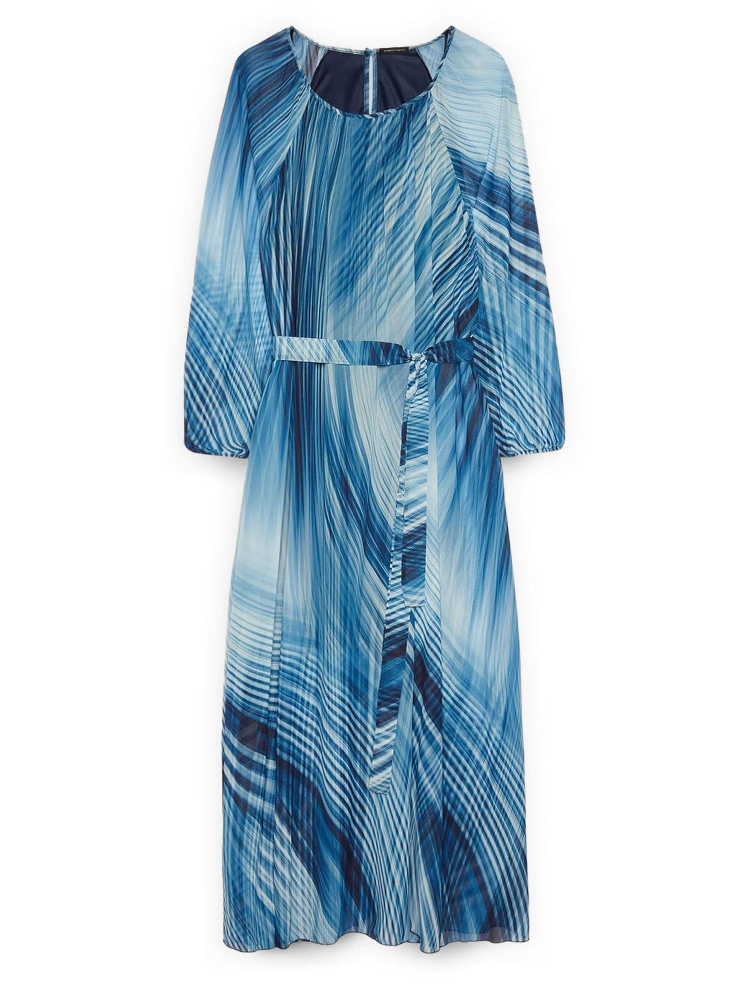 Fiorella Rubino - Vestido en azul: frente