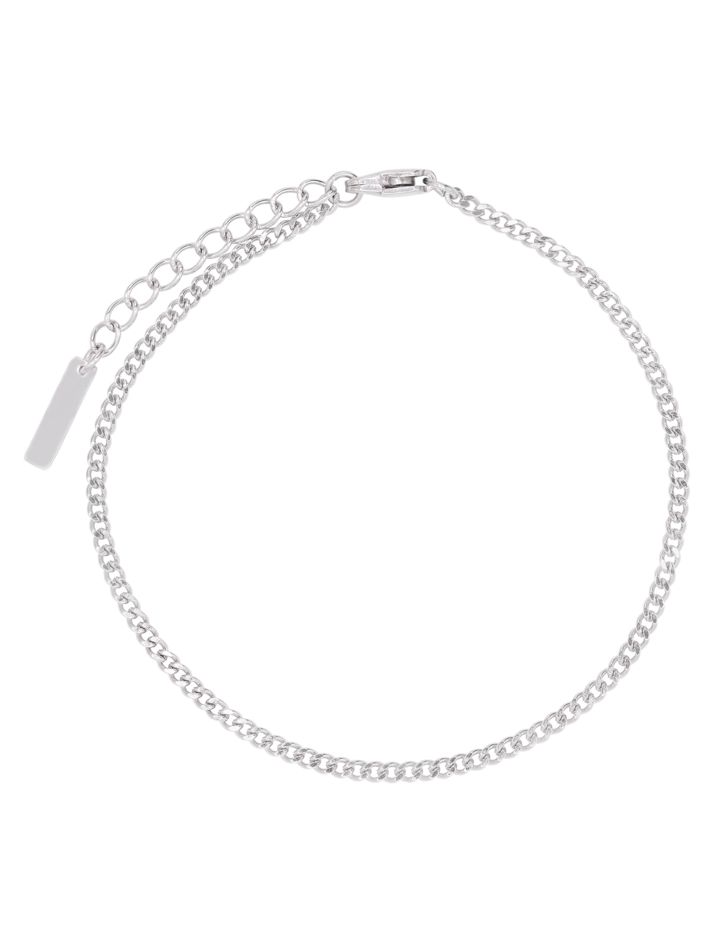 Heideman Armband 'Ferox' in Silber: Vorderseite