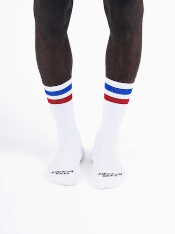 American Socks - Calcetines 'American Pride' en blanco