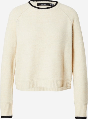 VERO MODA - Pullover 'VMAQUARIUS' em bege: frente