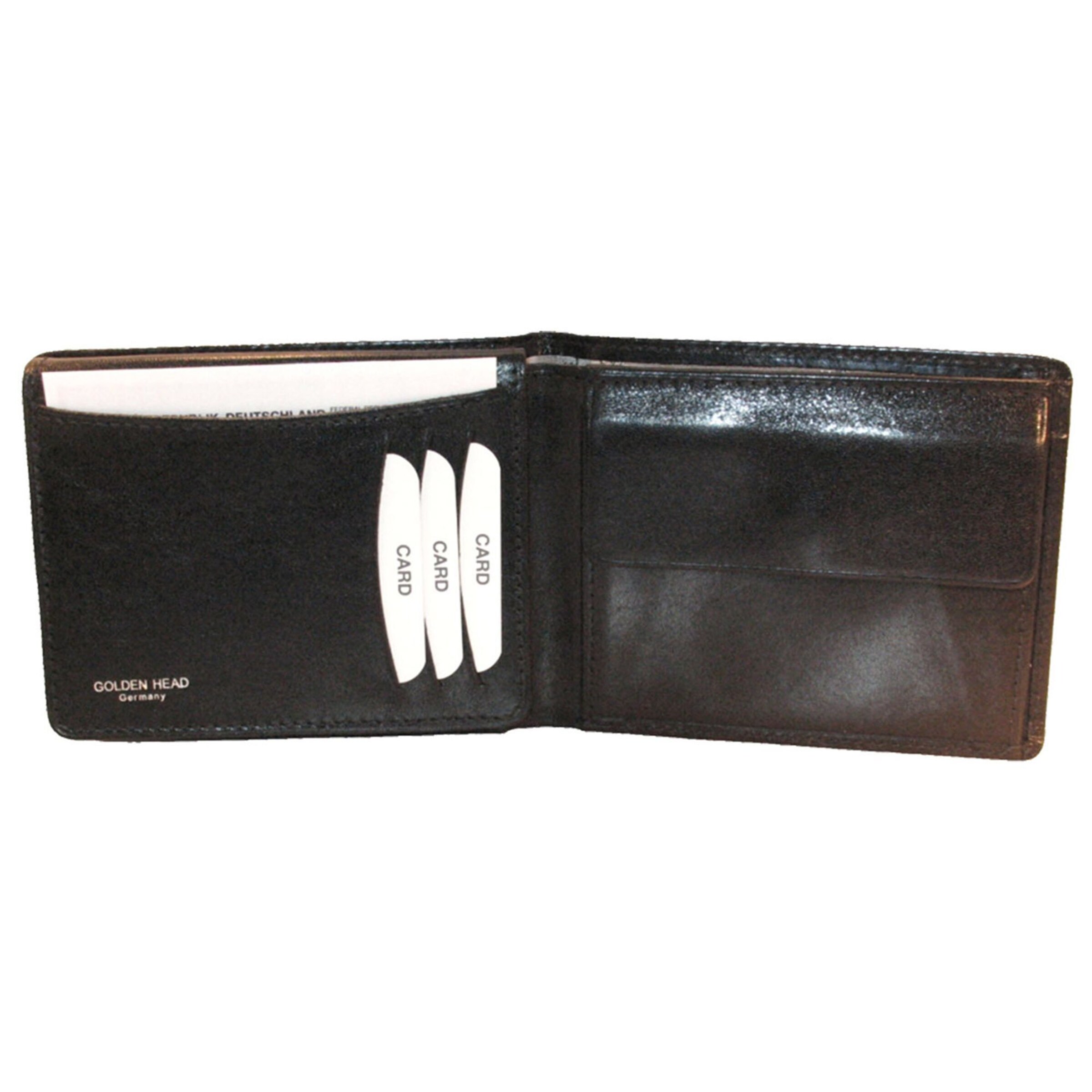 GOLDEN HEAD Portemonnaie 'Colorado' in Schwarz