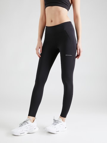 Coupe slim Pantalon de sport Röhnisch en noir : devant