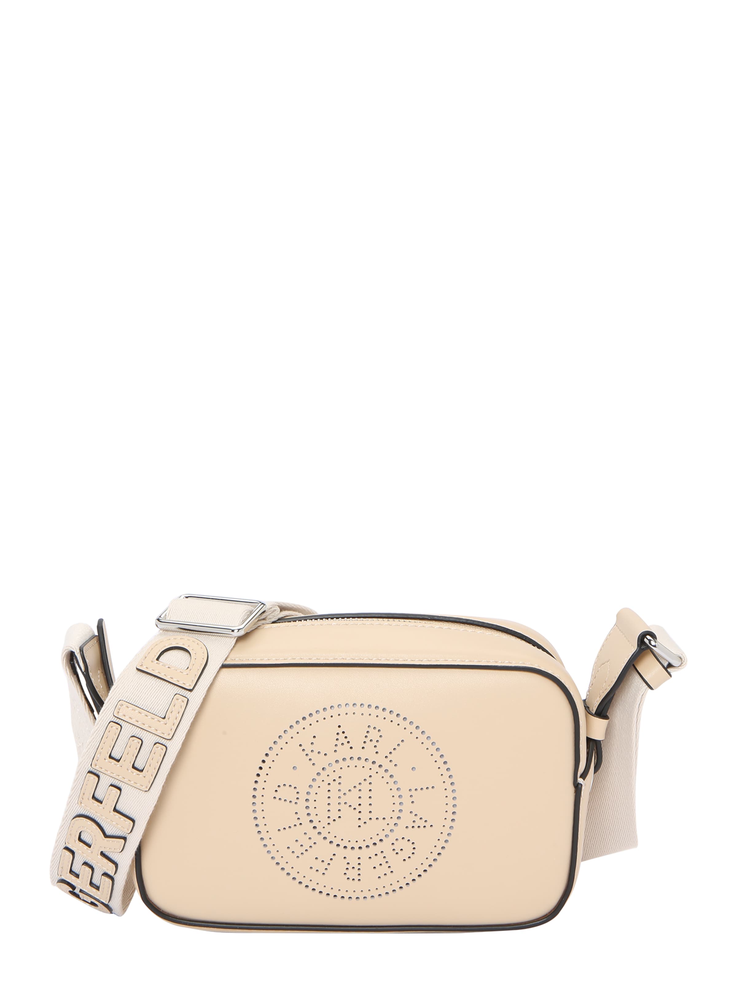 Karl Lagerfeld Olkalaukku värissä beige: etupuoli