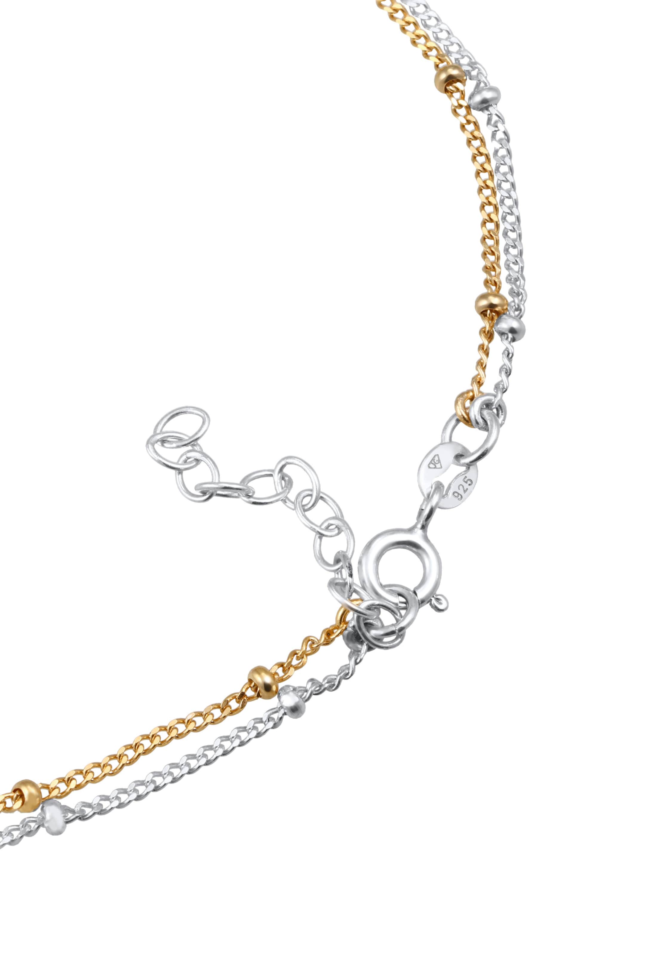 ELLI Fußschmuck Bi Color_Tri Color in Gold