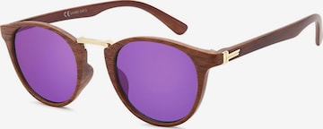 styleBREAKER Sunglasses in Purple: front