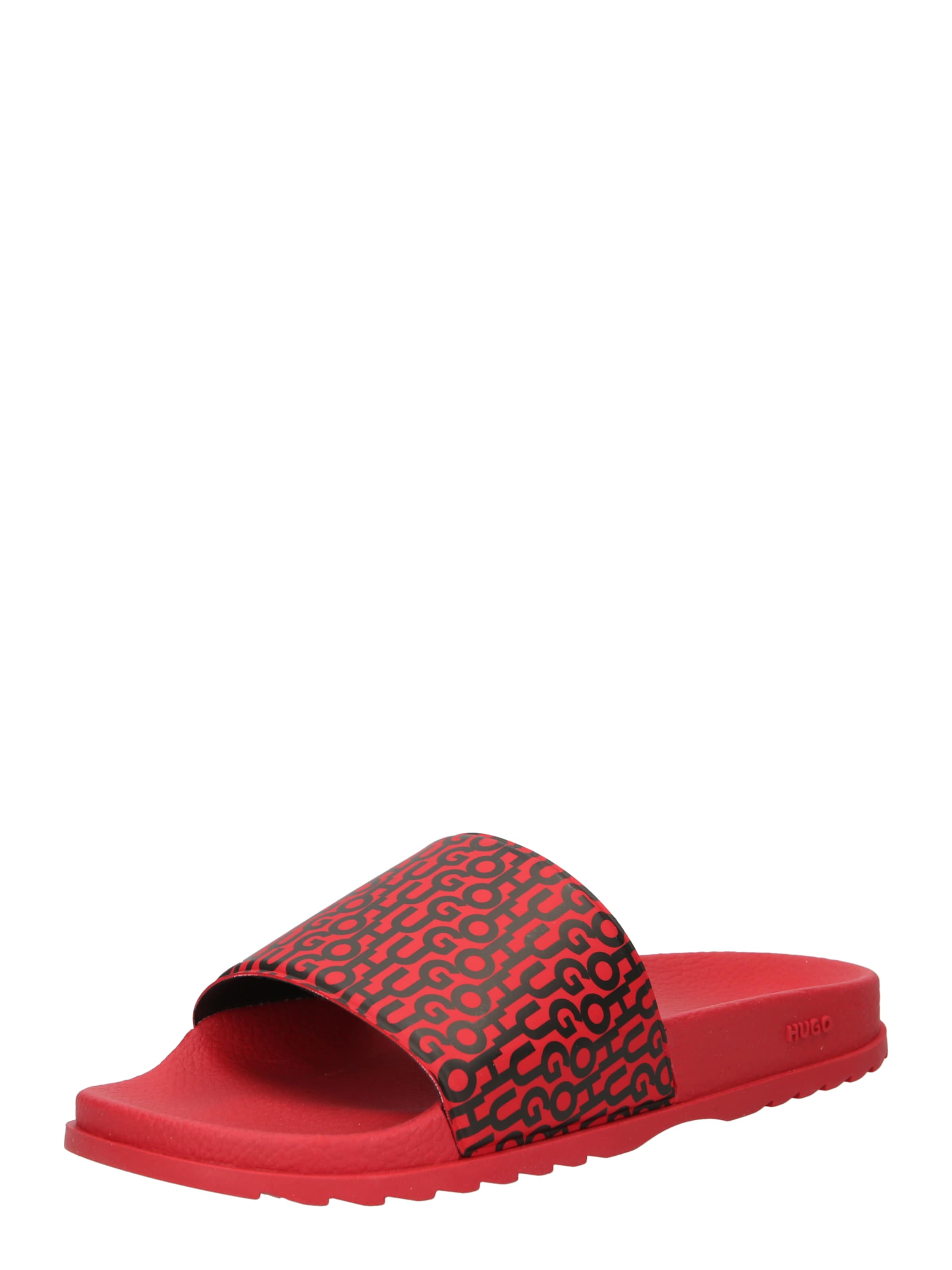 Männer Offene Schuhe HUGO Pantolette in Rot - JA97917 Männer Offene Schuhe HUGO Pantolette in Rot - JA97917
