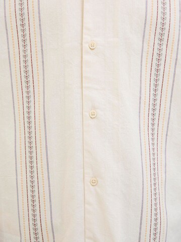 JACK & JONES Comfort fit Button Up Shirt in White