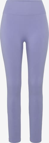 LASCANA Skinny Leggings in Purple: front