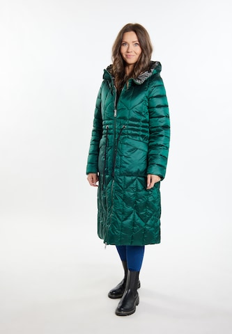 Usha Winter coat in Green: front