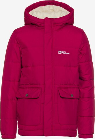 JACK WOLFSKIN - Casaco outdoor 'Snow Fox' em rosa