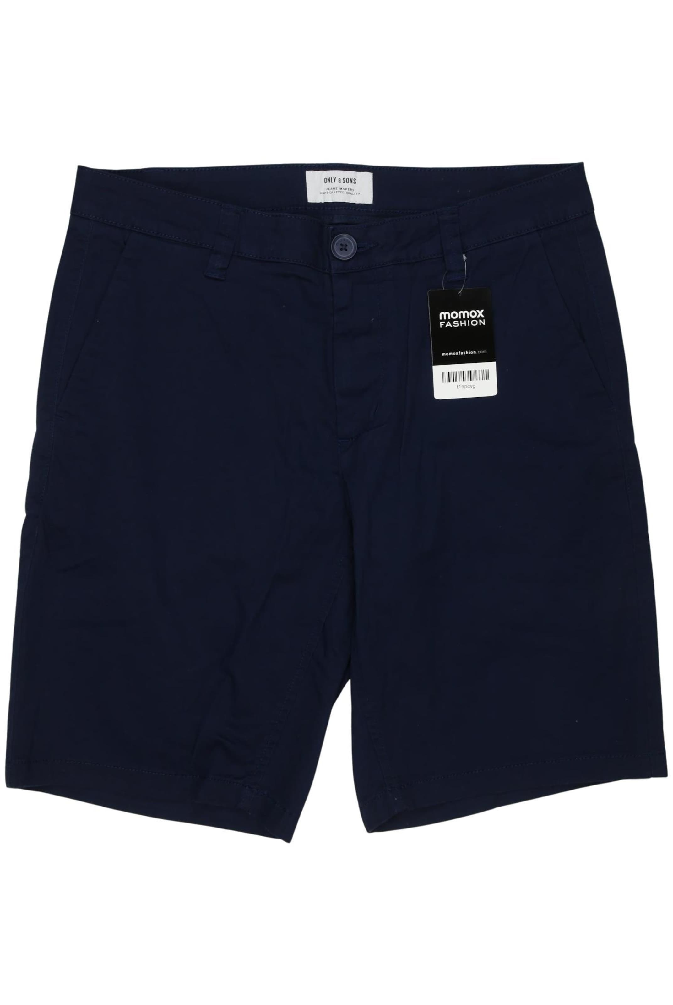 Only & Sons Shorts 33 in Blau: Vorderseite