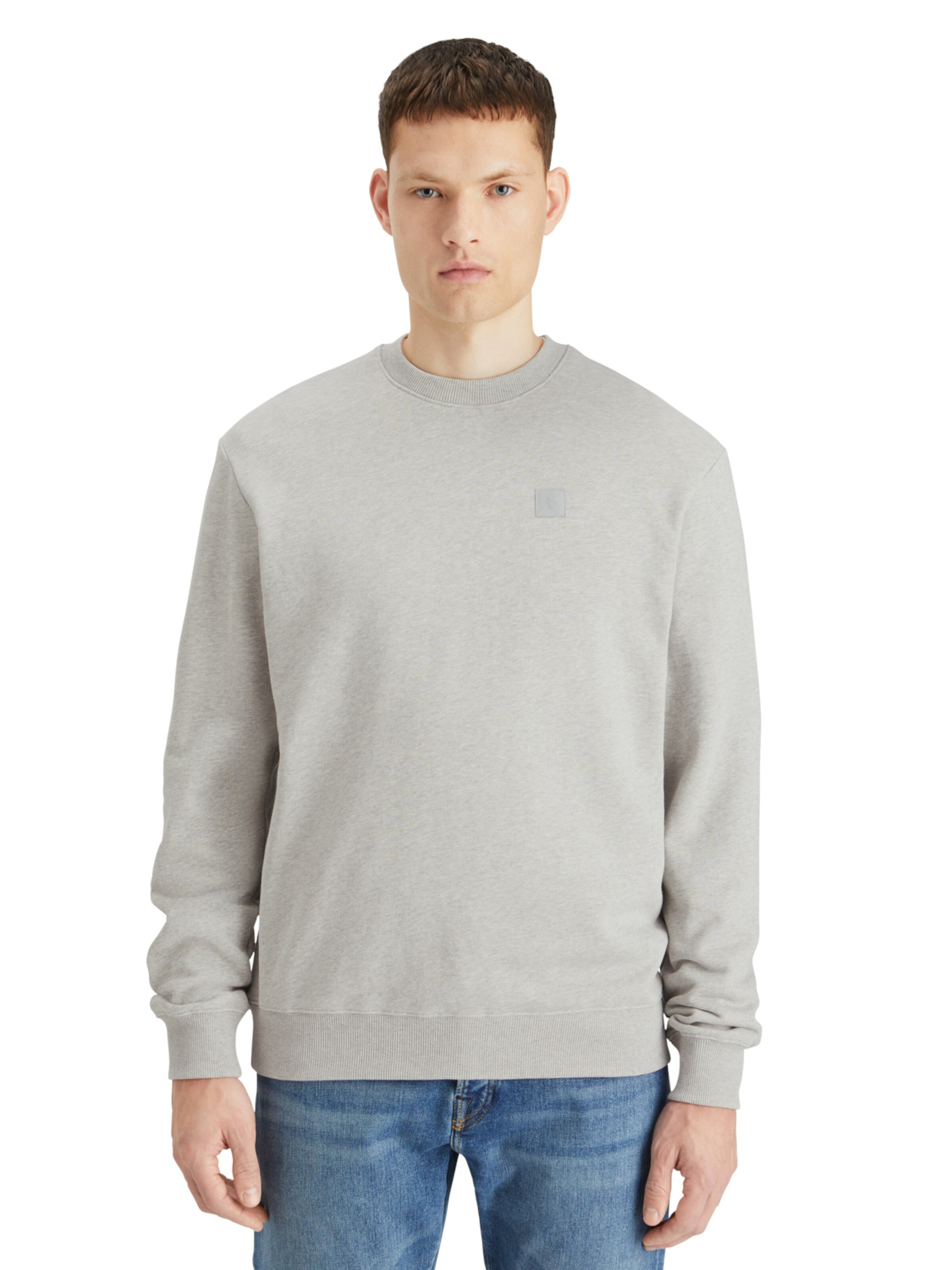 SCOTCH & SODA - Sweatshirt em cinzento: frente