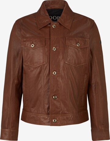 JOOP! Jeans Between-Season Jacket in Brown: front