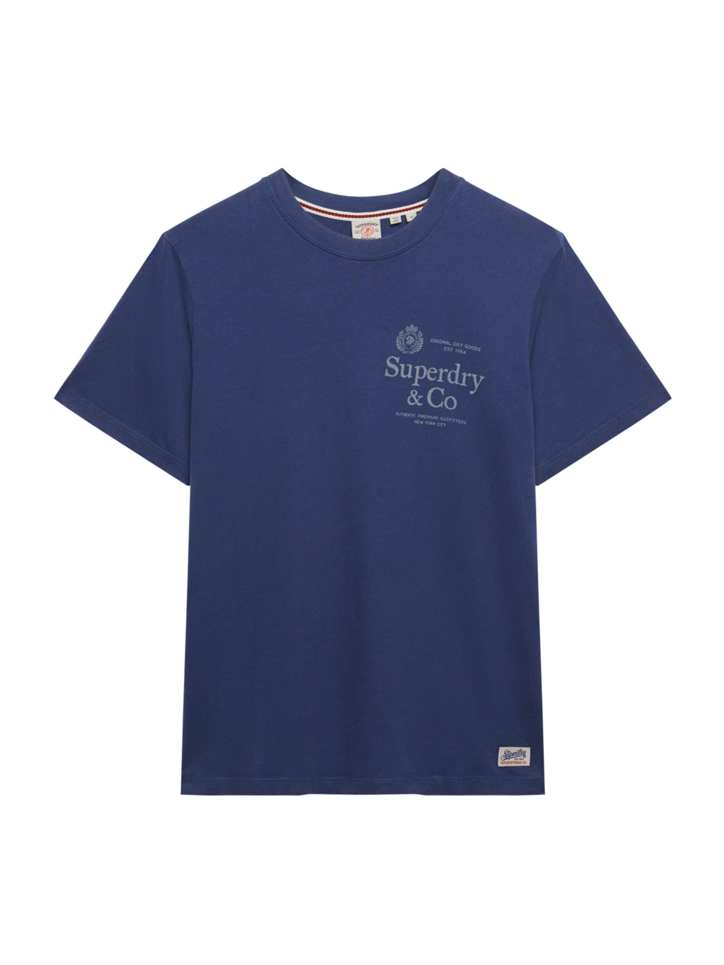 Superdry & Co - Camiseta '1954 Company' en azul: frente