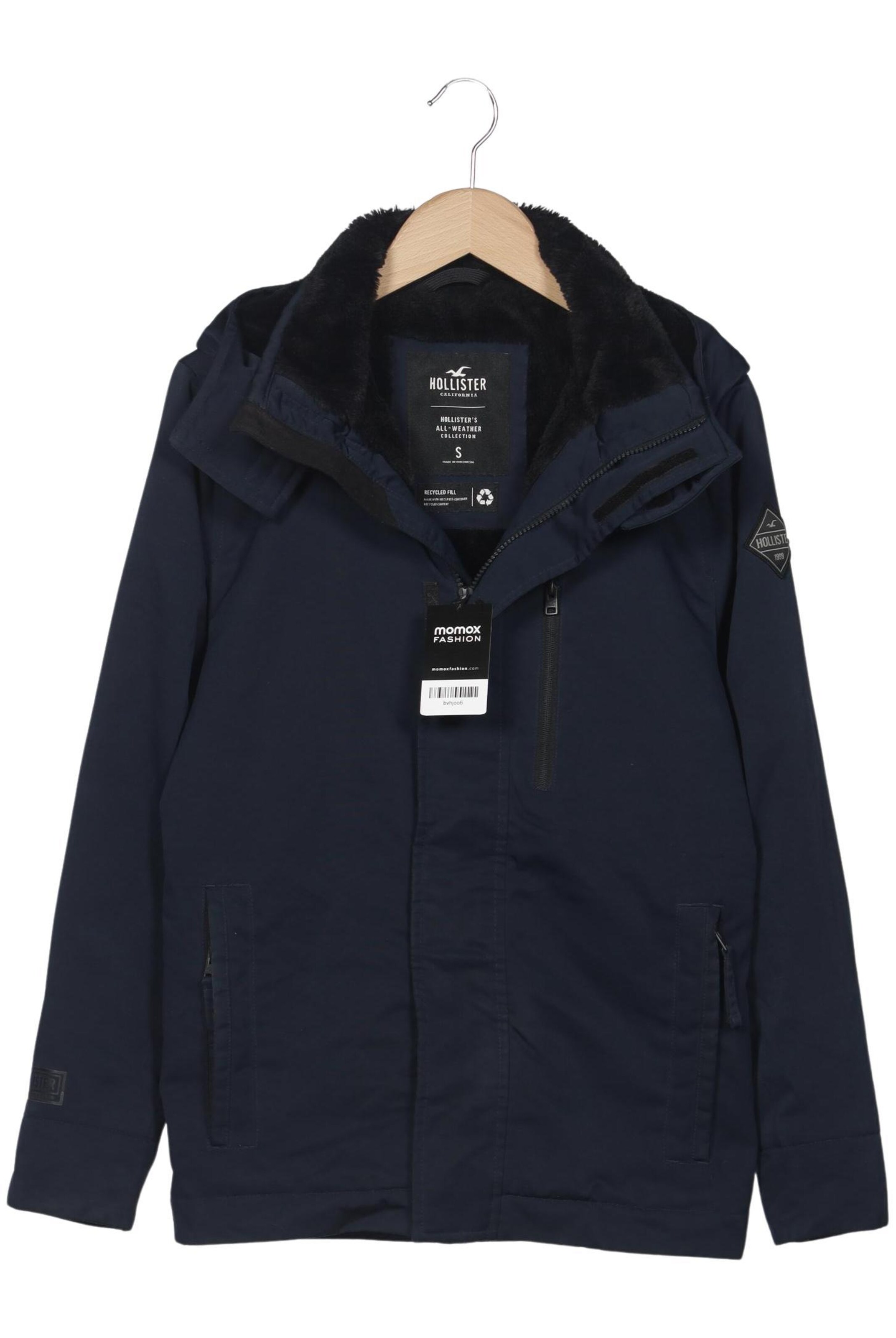 HOLLISTER Jacket & Coat in S in Blue: front