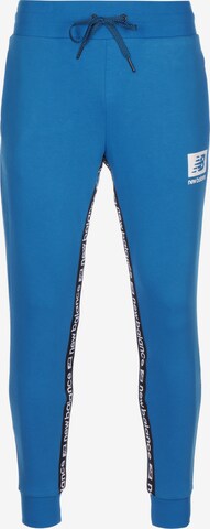 new balance Tapered Broek in Blauw: voorkant