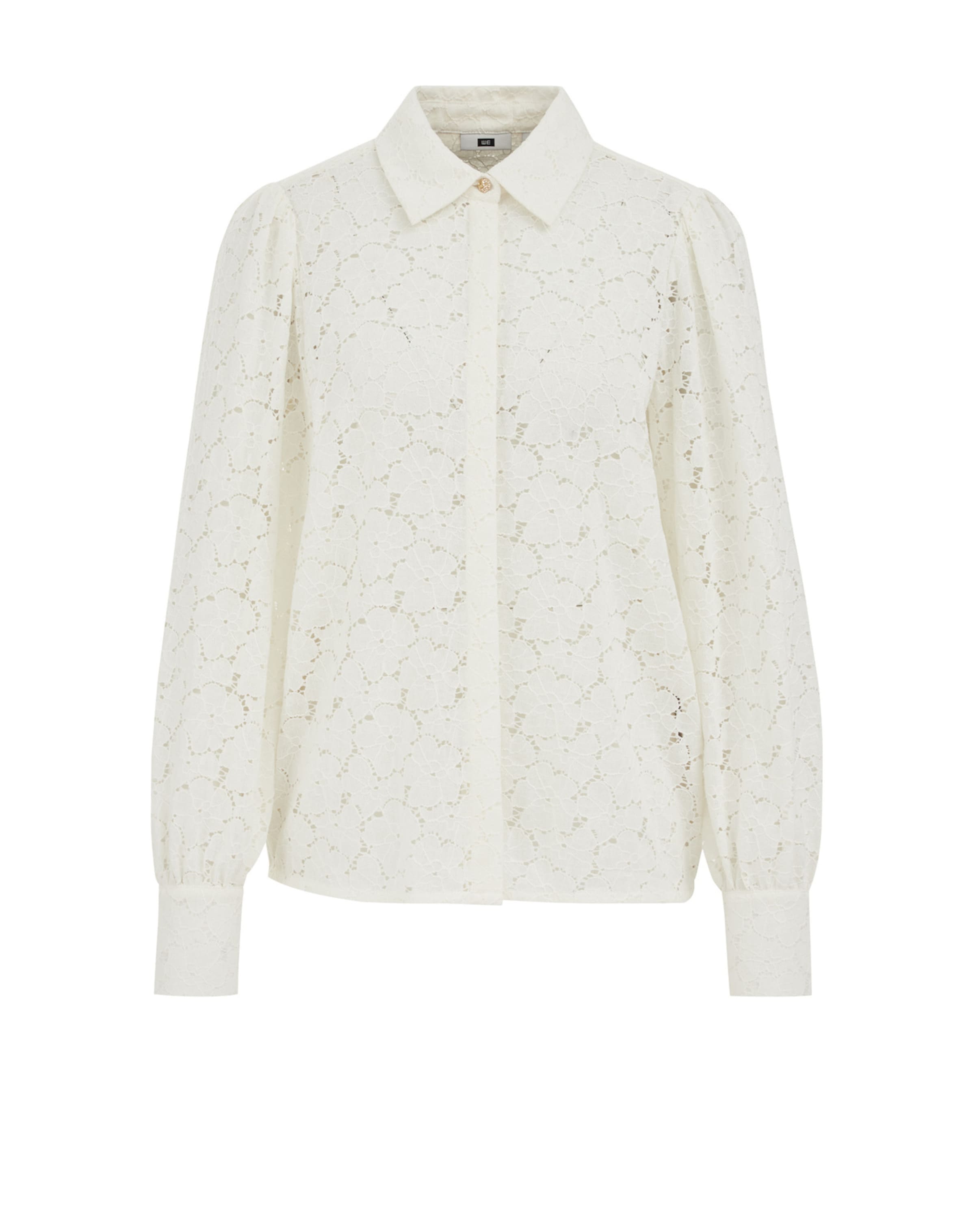 WE Fashion - Blusa em branco: frente