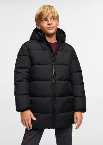 MANGO KIDS Between-Season Jacket 'Amerlong' in Black: front