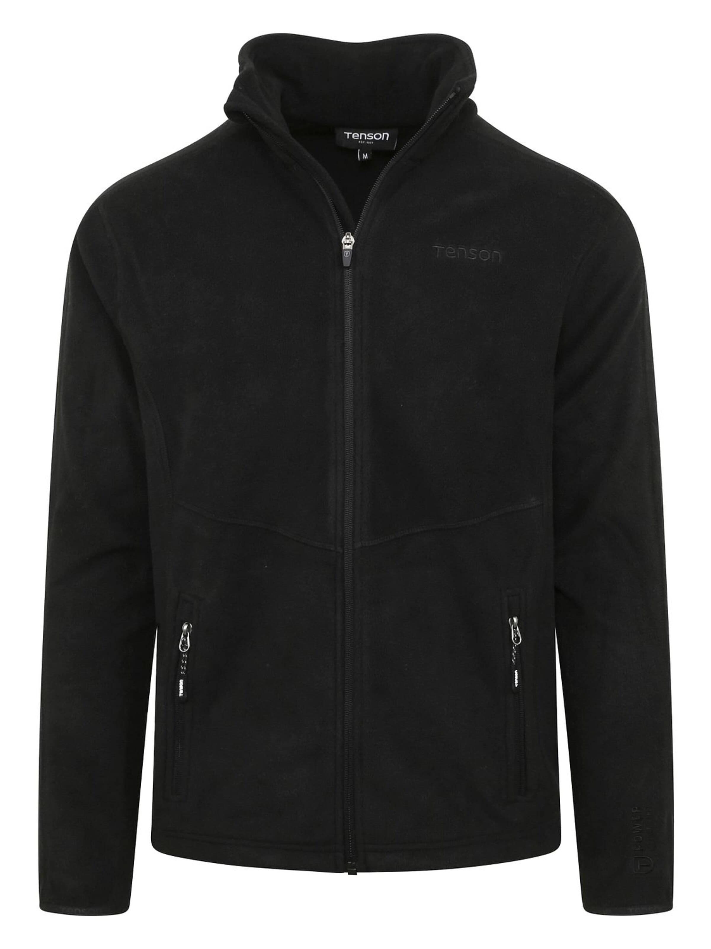 TENSON Knit Cardigan 'Miracle' in Black: front