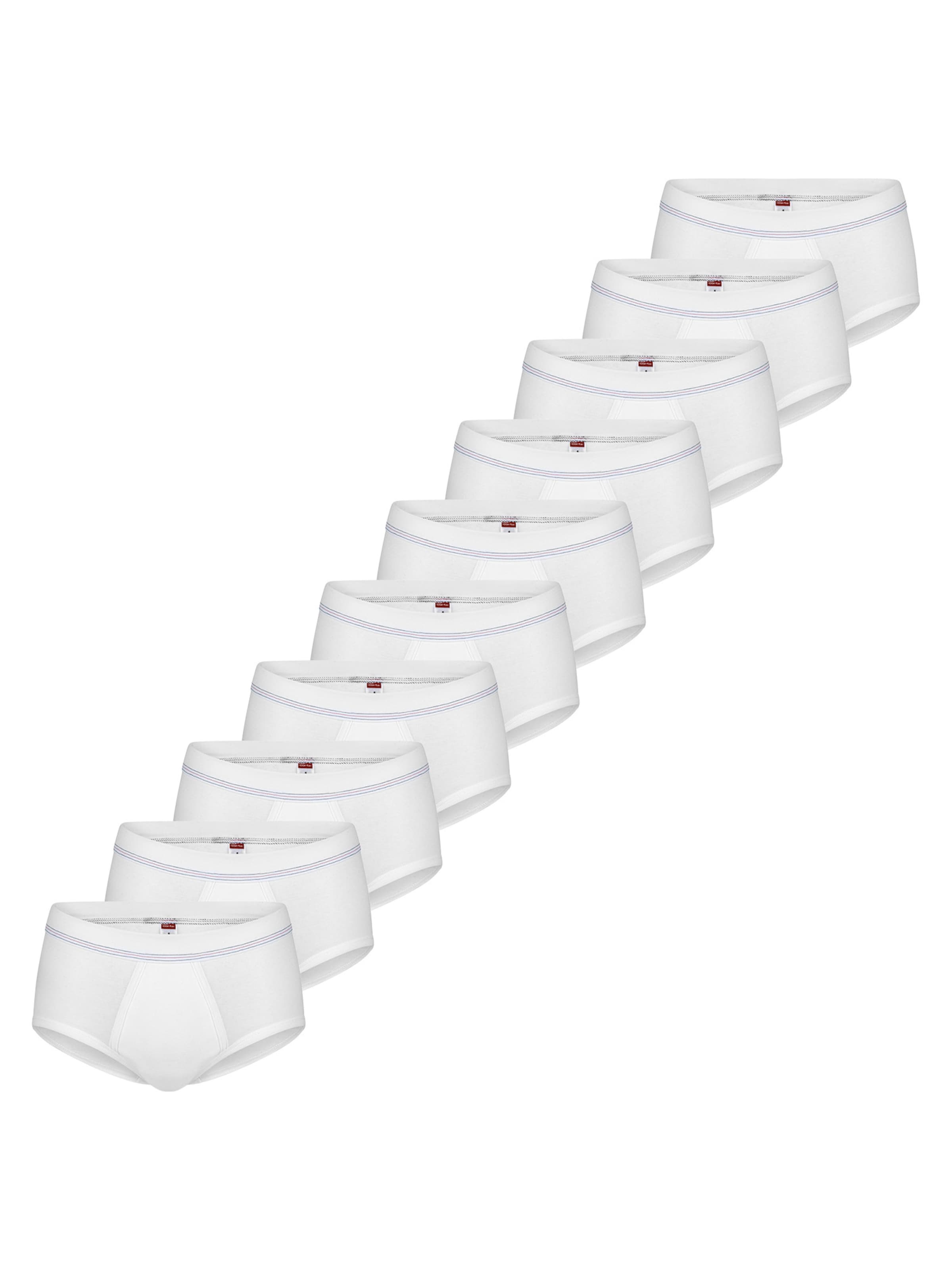 CON-TA Panty 'Feinripp' in White: front